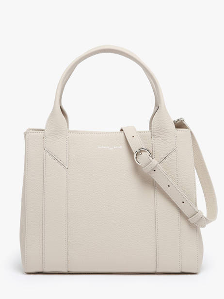 Handtas Breda Leder Nathan baume Beige mondrian 2 ander zicht 4